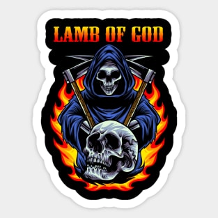 LAMB OF GOD BAND Sticker